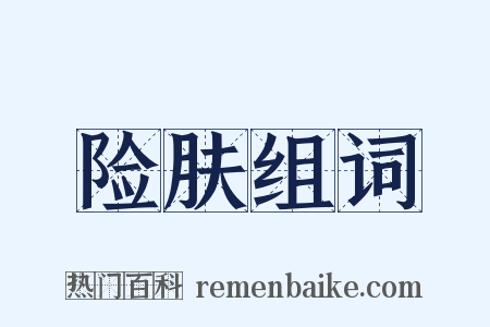 险肤组词是什么意思的图片